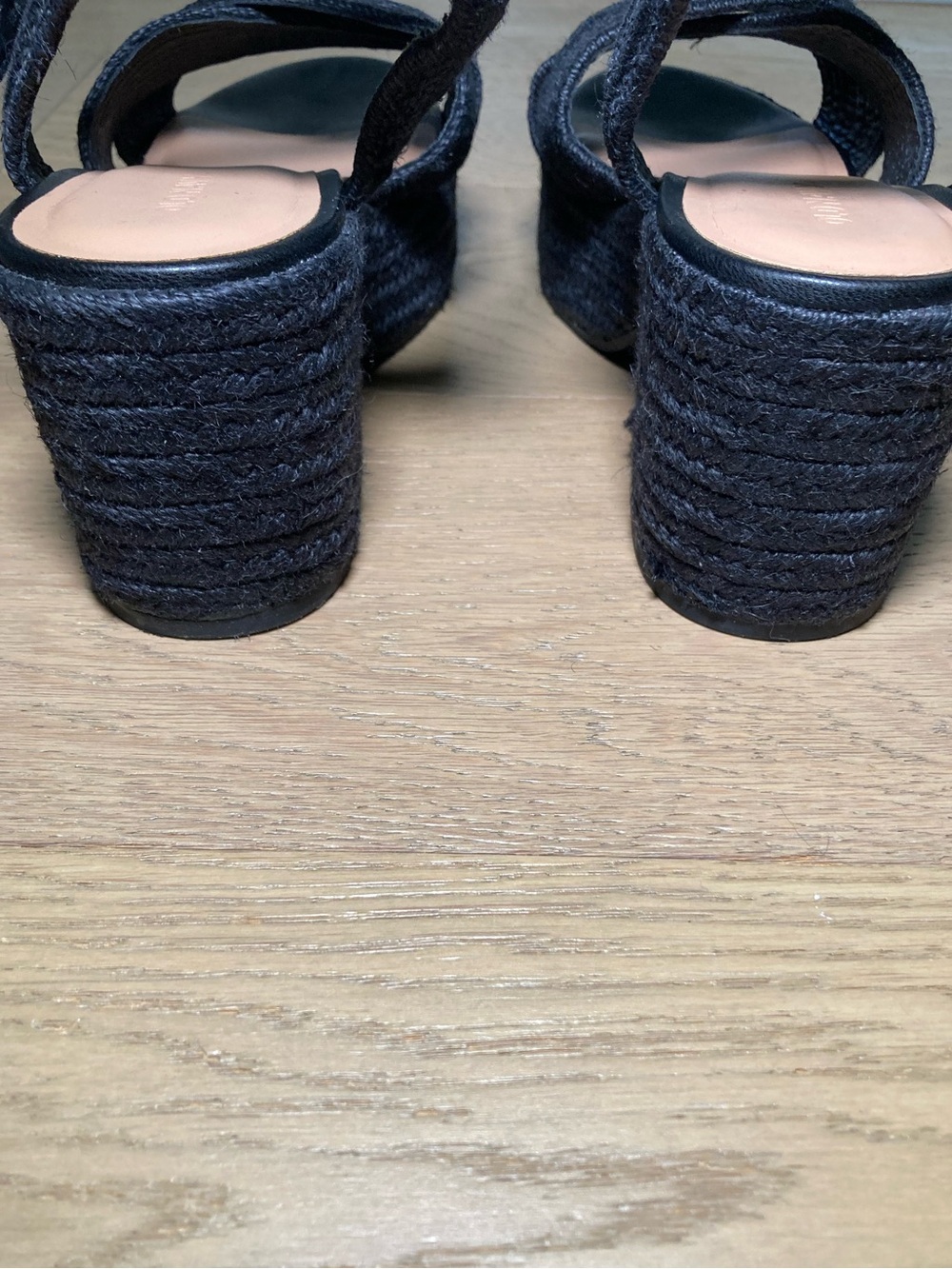 Old Navy 🟣 Size 9 Espadrille Cross-Strap Platform Sandals - New Without Box - Picture 8 of 10